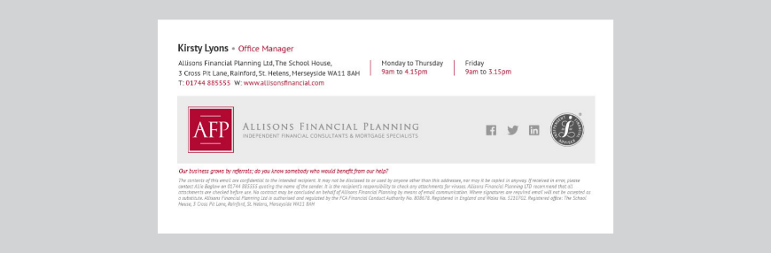 Allisons Financial Planning