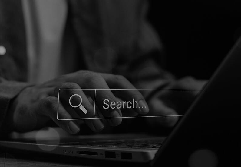 Image showing a close up of a search bar