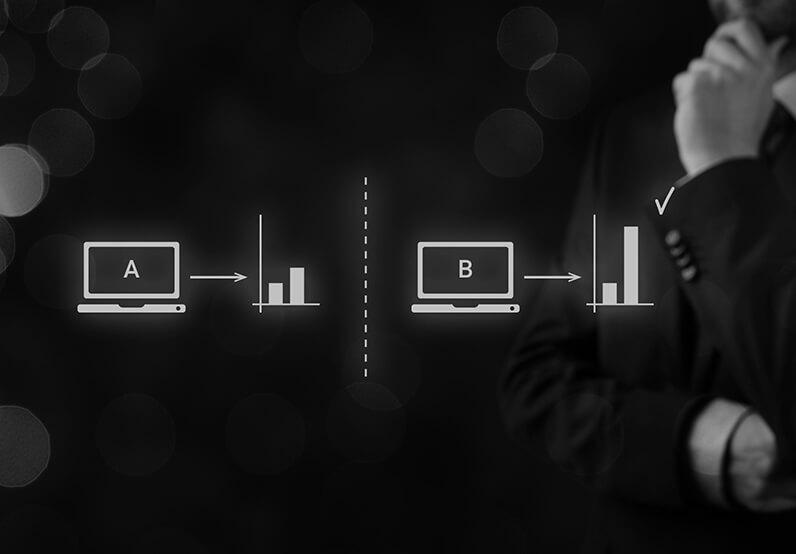 Image showing A/B testing